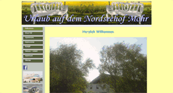 Desktop Screenshot of nordseehof-mohr.de